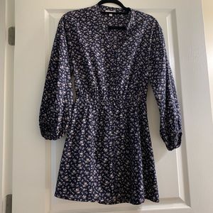 JOIE FLORAL BUTTON DOWN DRESS